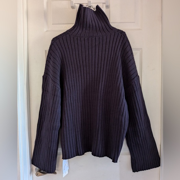 Commense Plain Ribbed Split Sweater Skirt Set - Picture 8 of 15